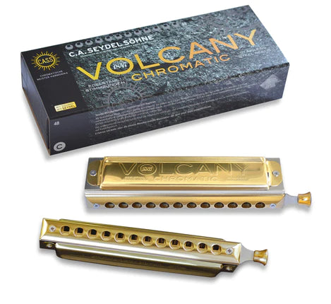 Seydel SH56480/C Volcany Chromatic Solo Harmonica C Key