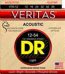 DR Handmade Strings VTA-12 Veritas Acoustic Guitar Strings - Light (12-54)