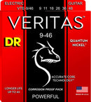 DR Handmade Strings VTE-9/46 Veritas Electric Guitar String - Light-Heavy (9-46)