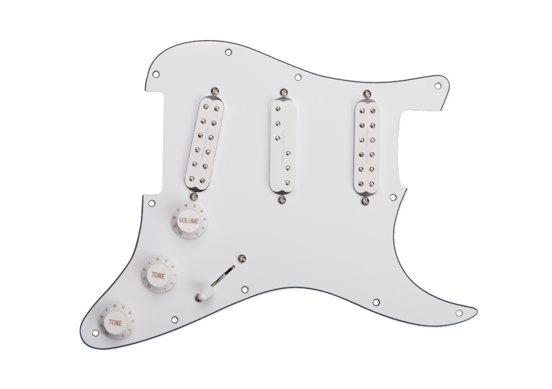 Seymour Duncan 11550-03-W Everything Axe Pickguard Assembly White
