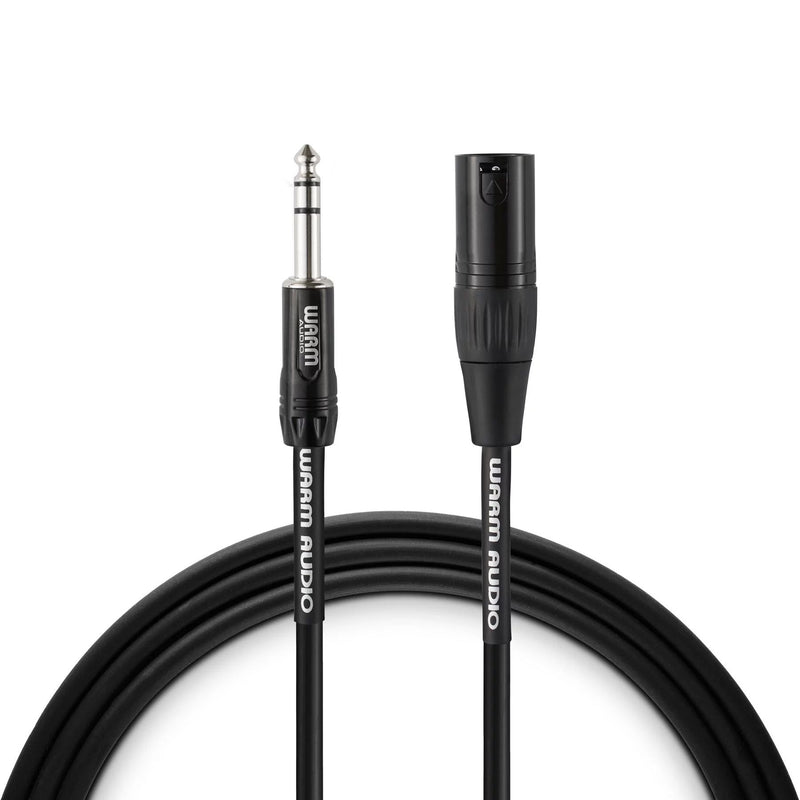 Warm Audio Pro-XLRm-TRSm-6 Pro Series Studio & Live XLR Male to TRS Male - 6'