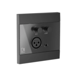 Audac WP210 Universal Wall Panel Microphone & Line Input (Black)