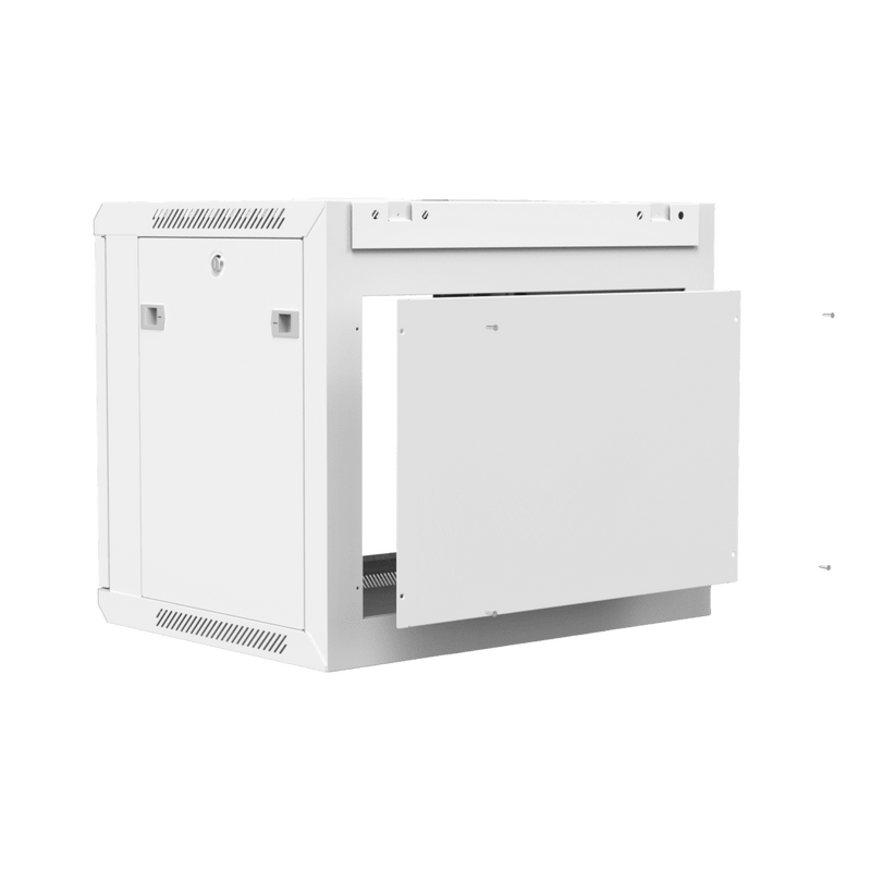 Caymon WPR409R/W 19" Wall Mount Rack For 9 Units With Removable Back (White)