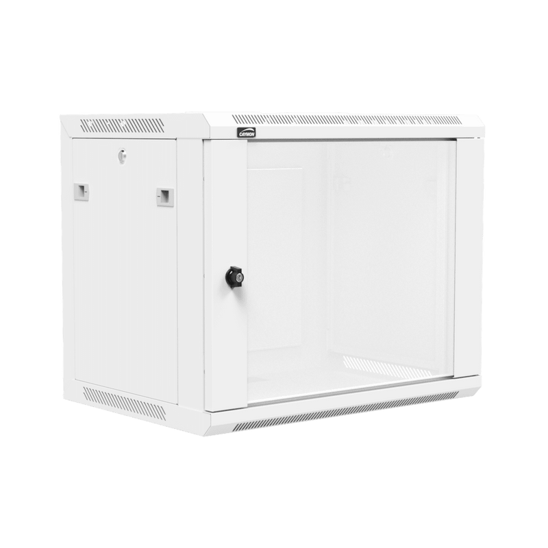 Caymon WPR409R/W 19" Wall Mount Rack For 9 Units With Removable Back (White)
