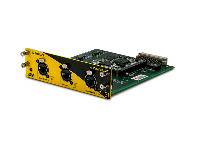 Module d'interface audio Allen & Heath SQ WAVES pour mélangeurs de la série SQ