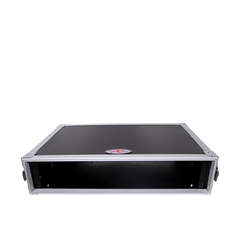 ProX X-2UE Deluxe Effects Rack 14" Rail To Rail With Handles 2U
