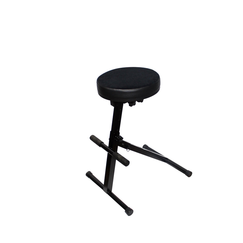 ProX X-GIGCHAIRMK2 Operators Gig Chair - Portable Adjustable - Padded Foam Velvet Covered 13" Seat
