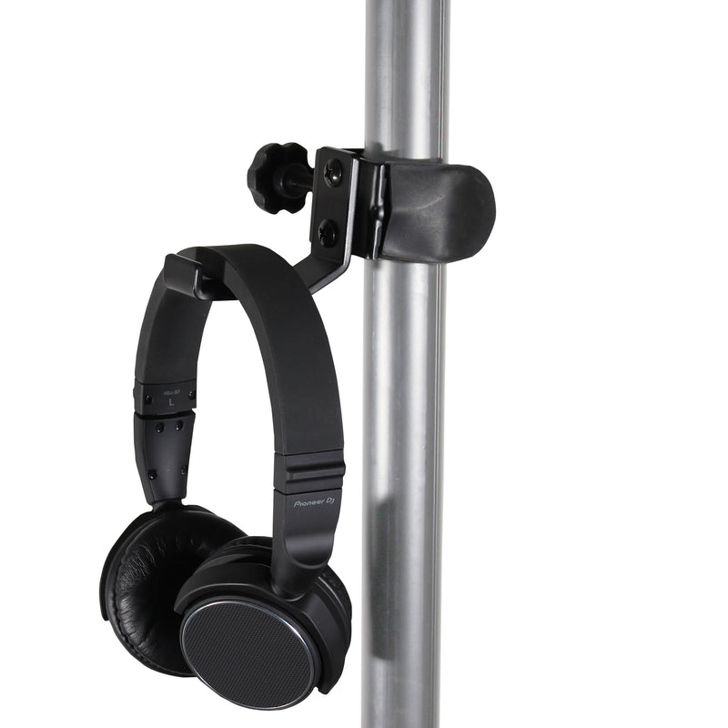 ProX X-HH711 Universal Clamping Headphone Holder for Speaker Poles and Stands