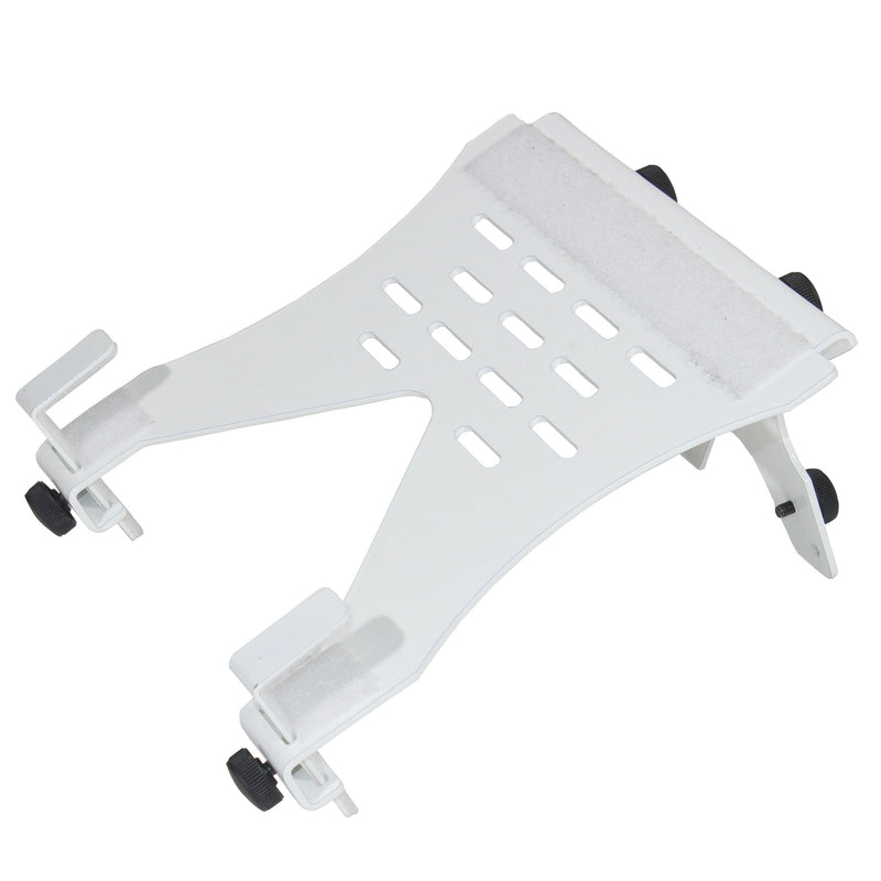 ProX X-LTF01WH Laptop Shelf Monitor VESA Arm bracket Mount fits on Speaker Stand (White)