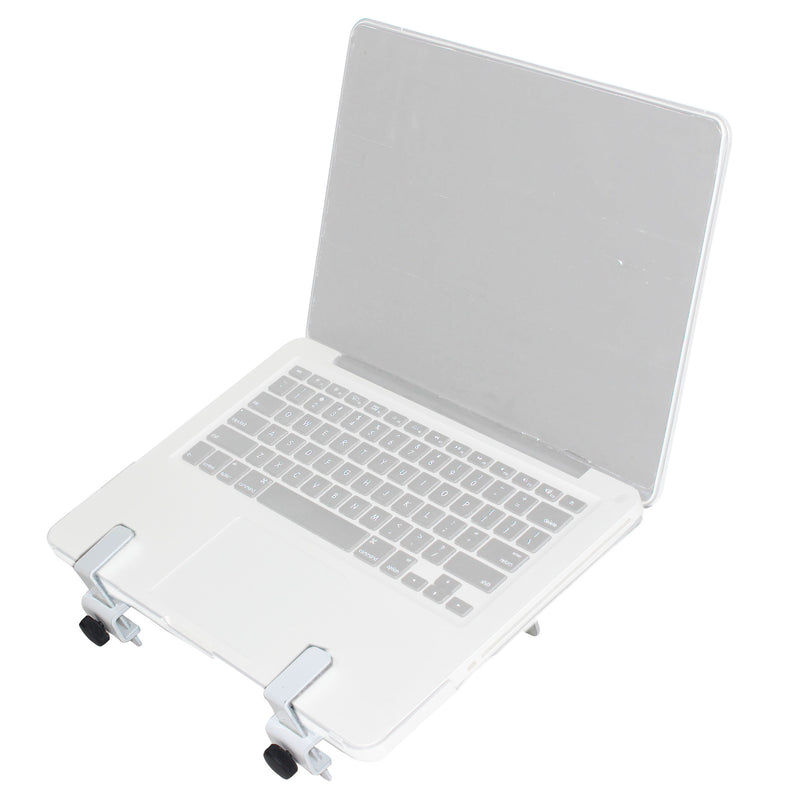 ProX X-LTF01WH Laptop Shelf Monitor VESA Arm bracket Mount fits on Speaker Stand (White)