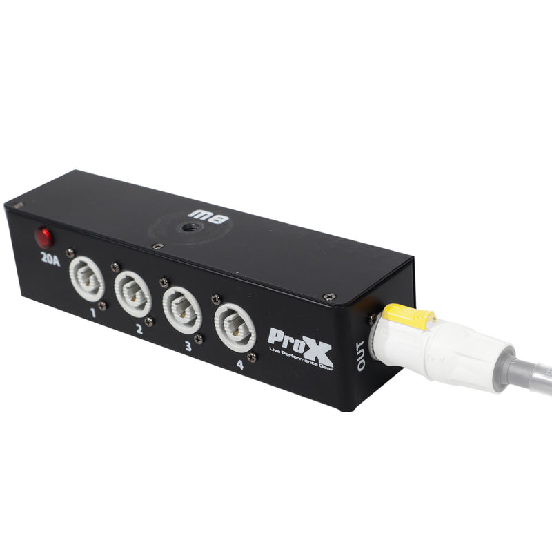 ProX X-PWC-X4-BOX Power Center Four-Way Spitter Power Connector