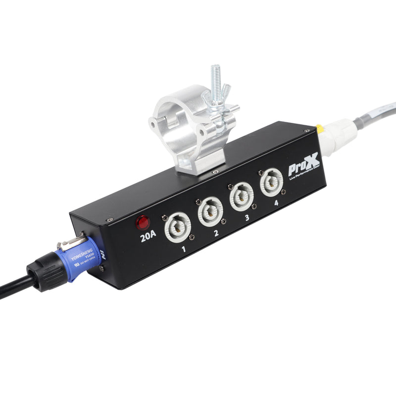 ProX X-PWC-X4-BOX Power Center Four-Way Spitter Power Connector
