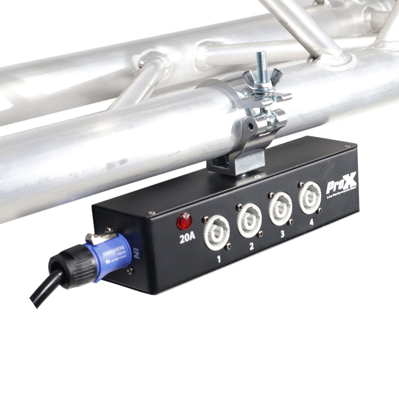 ProX X-PWC-X4-BOX Power Center Four-Way Spitter Power Connector