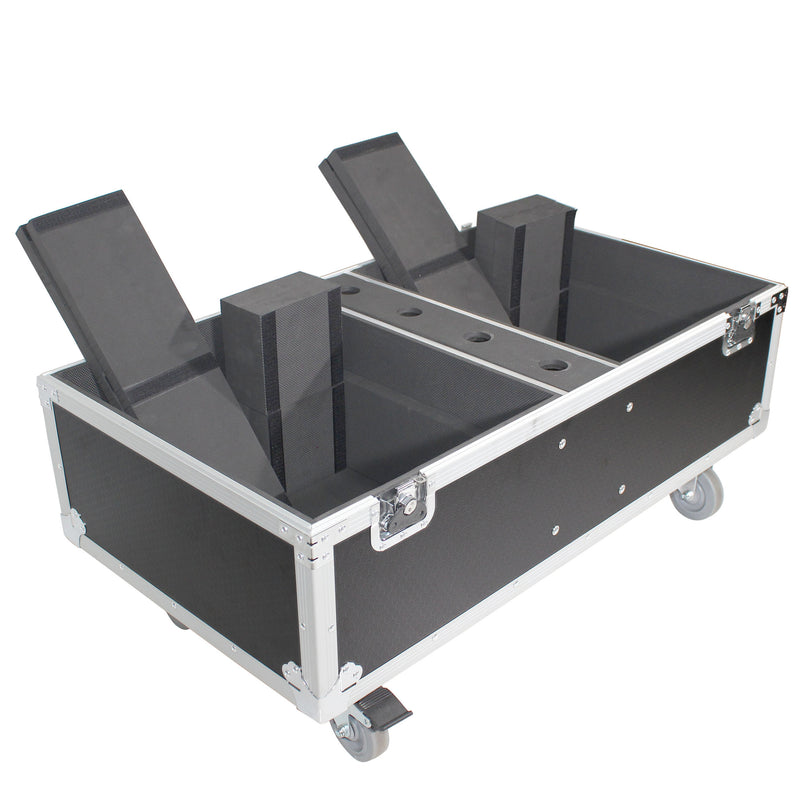 Prox X-RCF-evox8j8x2w ATA Style Flight Road Road pour RCF EVOX 8 J8 JMIX8 Le système de tableau d'enceintes s'adapte à deux haut-parleurs et sous-marins
