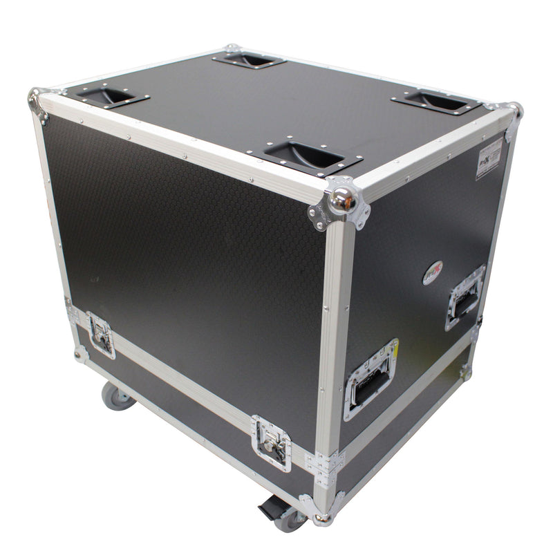 ProX X-RCF-HDL30A LAX2W Fits RCF HDL 30-A Line Array Speaker Flight Case W/Wheels (Holds 2 Speakers)