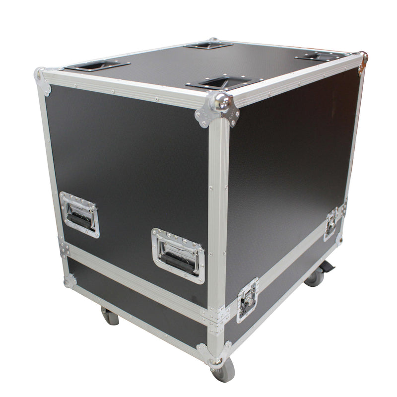 ProX X-RCF-HDL30A LAX2W Fits RCF HDL 30-A Line Array Speaker Flight Case W/Wheels (Holds 2 Speakers)