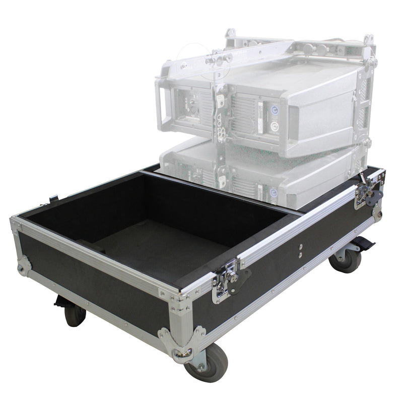 Prox X-RCF-HDL6ALAX4W BACK DE VOLLE DE VIEUX DE LIGNE POUR 4 ENSEIGNEMENTS RCF HDL6-A HDL26-A avec des roues avec des roues