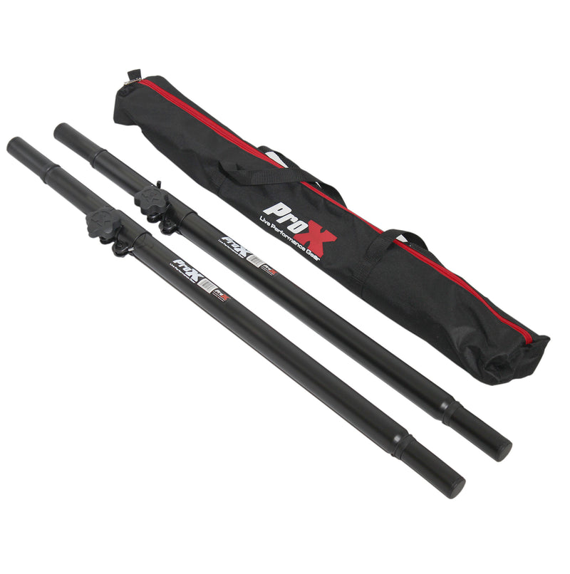 ProX X-SAAMX2PKG Set of 2 Speaker Pole Mounts Adjustable w/Bag