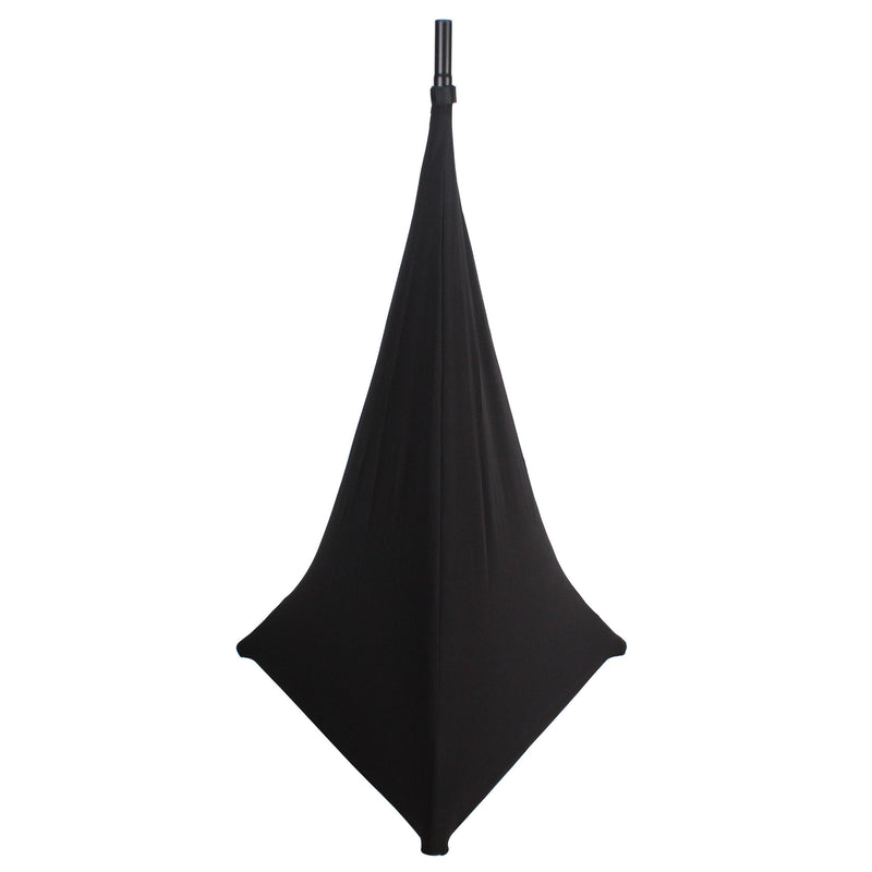 ProX X-SP3SC-BLX2 Two-Pack Three Side Speaker Stand Cover Scrim (Black)