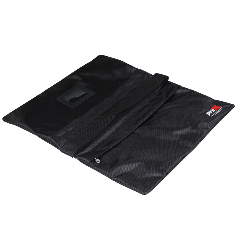 ProX XB-SANDBAG50 Sac de sable noir à double fermeture éclair d'une capacité de 50 lb - Vide