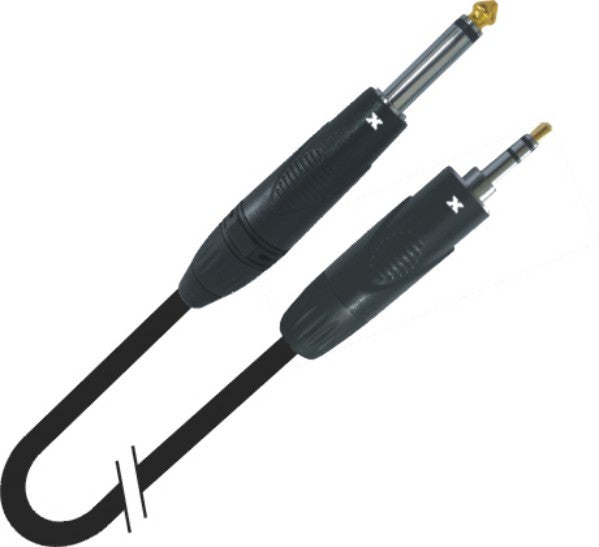 ProX XC-MP10 Unbalanced TRS-M Mini 1/8" to TS-M High Performance Audio Cable - 10'