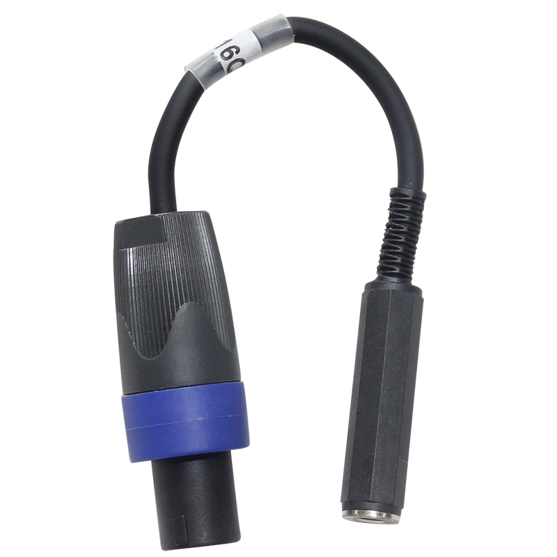 ProX XC-SQF 6ft. SpeakOn-M to 1/4" TS-F Female High Performance Speaker Cable