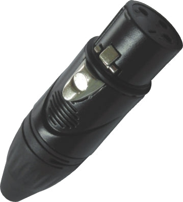 ProX XC-XLRM-3P Male XLR-3PIN BLACK-CHROME HOUSING