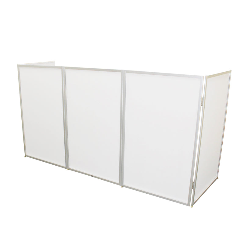 ProX XF-5X3048S 5 Panel Silver Chrome Frame DJ Facade W/ Stainless Quick Release