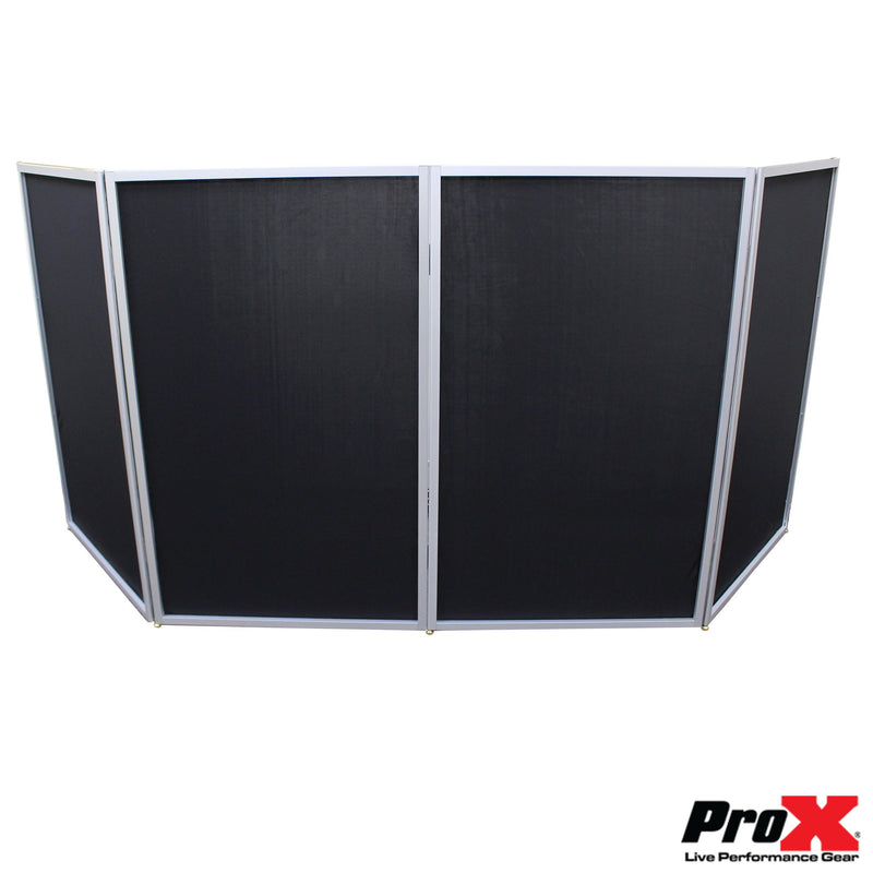 ProX XF-5X3048S 5 Panel Silver Chrome Frame DJ Facade W/ Stainless Quick Release