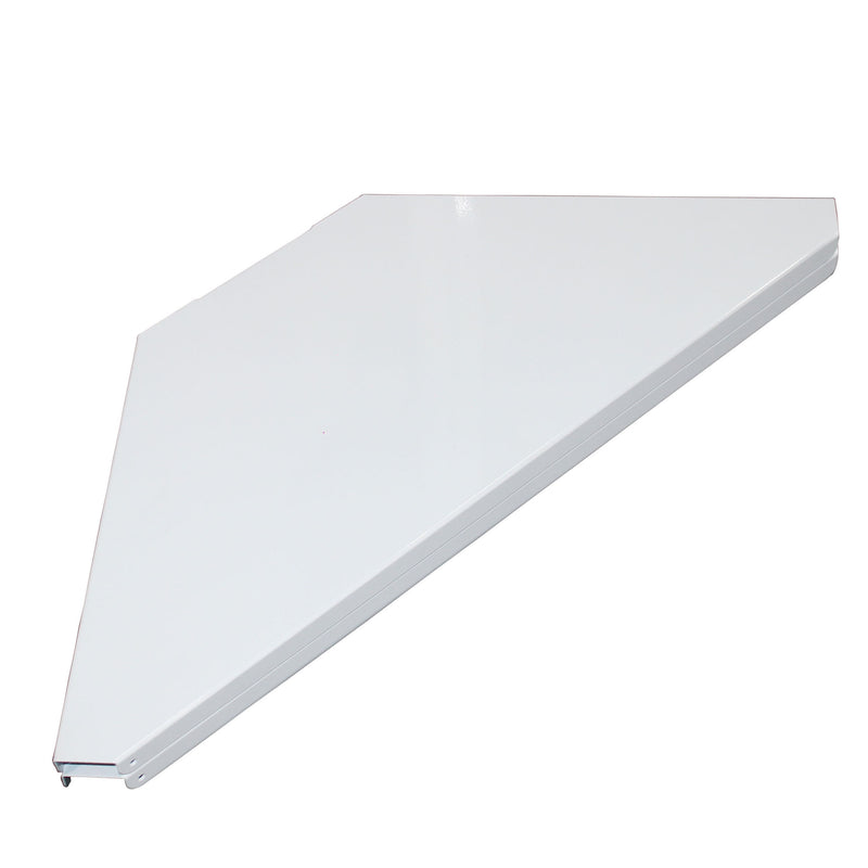 ProX XF-CSWX2 Universal Set of Aluminum Corner Shelves for DJ Facades White Finish