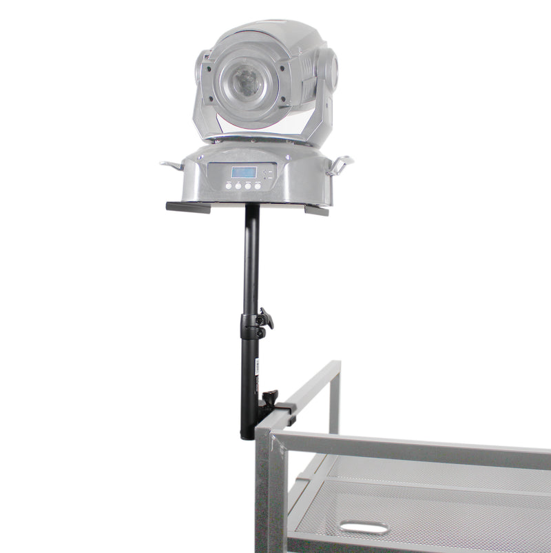 ProX XF-MSTAND Universal Studio Monitor Speaker Tray and Lighting Stand for DJ Facade