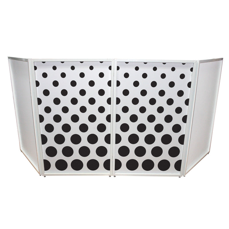 ProX XF-SDOTSX2 Polka Dots Facade Enhancement Scrims (Black Dots on White)