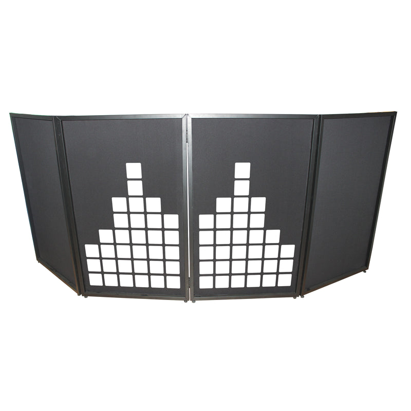 ProX XF-SMETERX2 Sound Meter Facade Enhancement Scrims (White Print on Black)