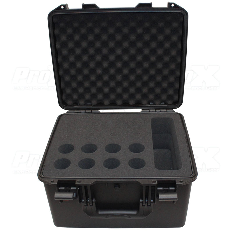 Étui de microphone étanche ProX VAULTX XM-1216MIC (peut contenir 16 unités portables)