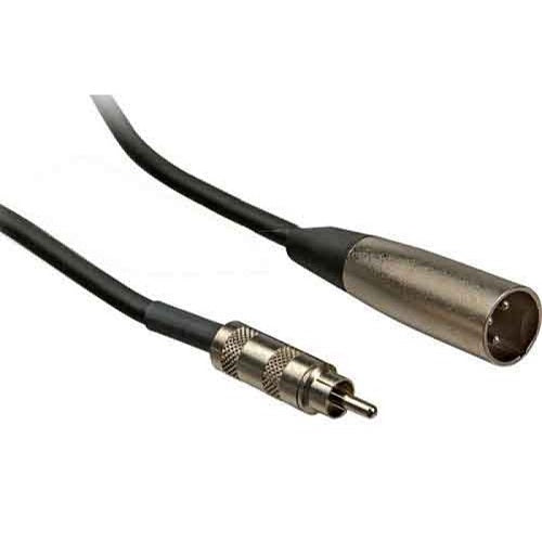 Hosa XRM-110 Unbalanced Interconnect RCA to XLR3M, 10 ft - Red One Music