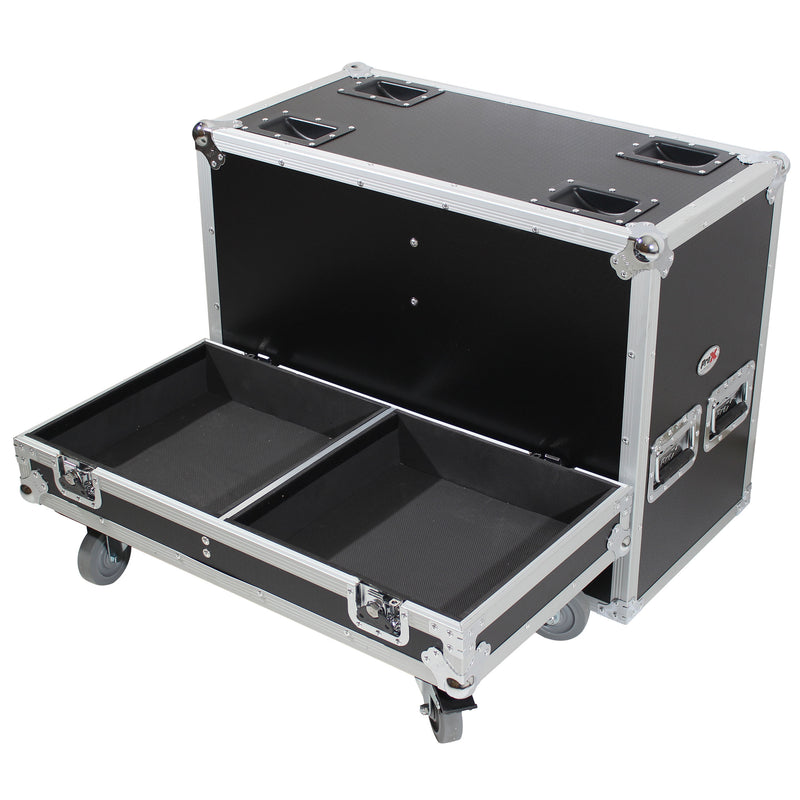 Flight case ProX X-QSCK12 ProX ATA pour 2 haut-parleurs QSC K12 ou K12.2