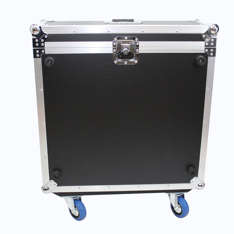 ProX XS-AHQU24DHW Flight-Road Case for Allen and Heath QU-24 Mixer W-Doghouse and Wheels