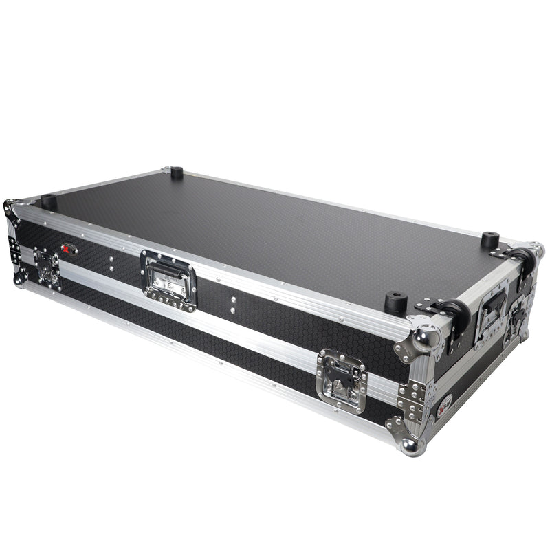 ProX XS-CDM3000WLT Flight Case DJ Coffin for Pioneer Mixer DJM-900NXS2 and 2 CDJ-3000 W-Wheels and Laptop Shelf