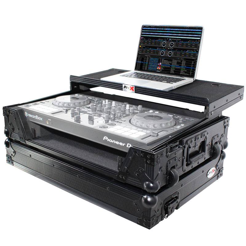 ProX XS-DDJ800WLTBL Flight Case For Pioneer DDJ-800 Digital Controller (Black on Black)