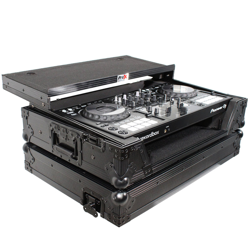 ProX XS-DDJ800WLTBL Flight Case For Pioneer DDJ-800 Digital Controller (Black on Black)