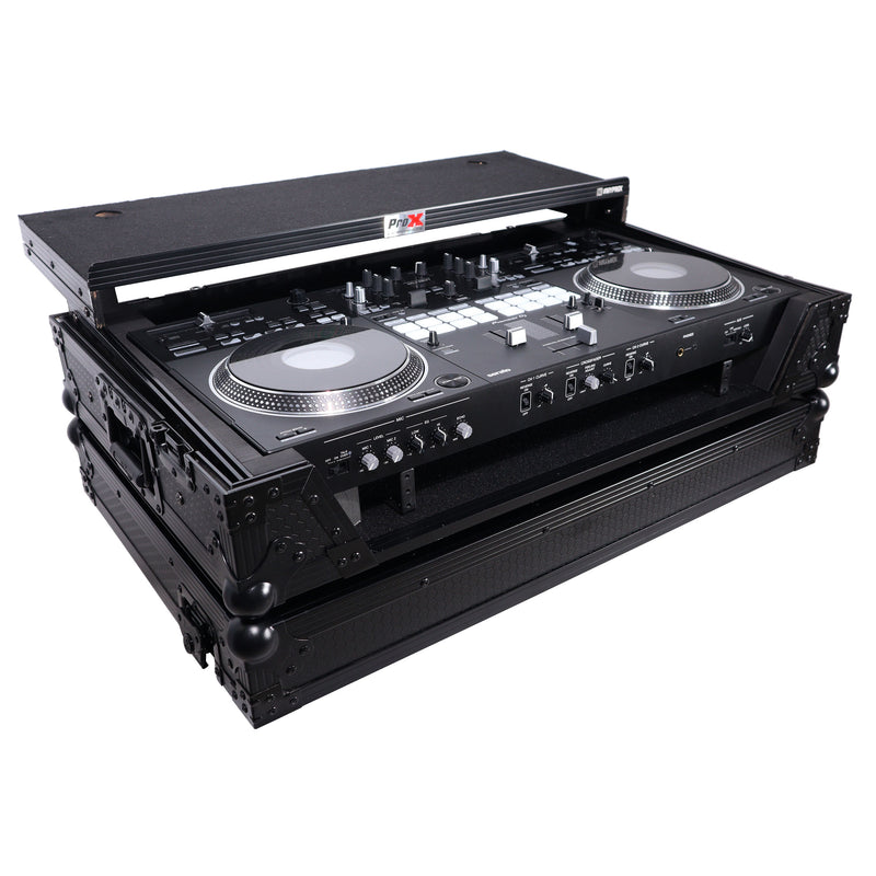ProX XS-DDJREV7WLTBL ATA Style Flight Case for Pioneer DDJ-REV7 DJ Controller w/Laptop Shelf (Black)