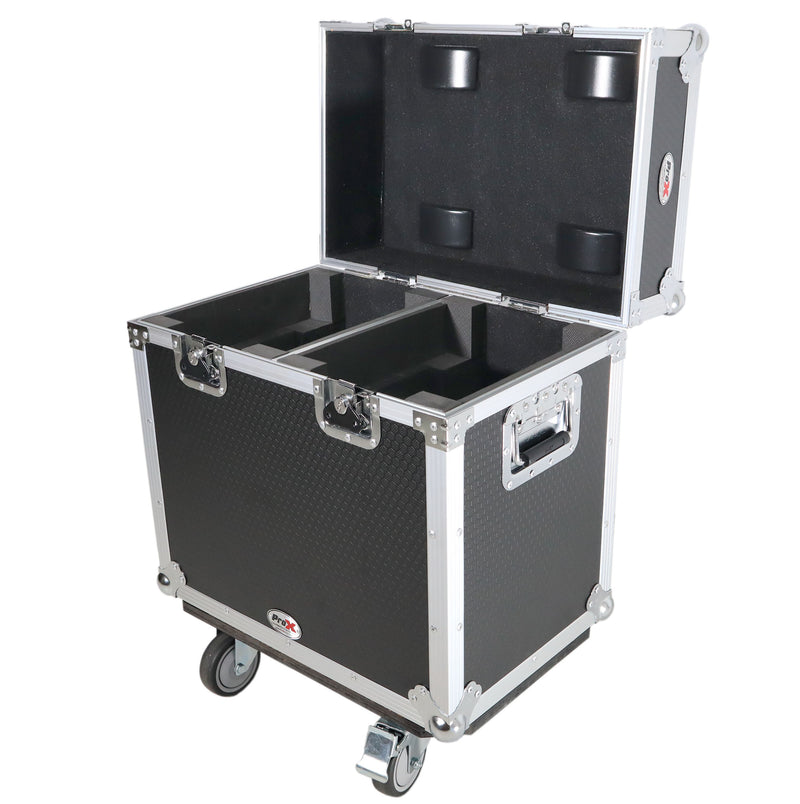 ProX XS-MH16X2W Fits Vizi Beam RXONE & Intimidator Spot 260 Style Moving Head Lighting Case for 2 Units