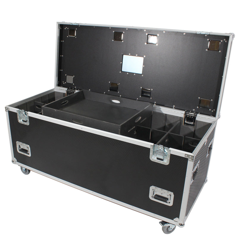 ProX XS-UTL246030W MK2 TruckPaX™ Heavy-Duty Truck Pack Utility Flight Case avec séparateur en W et kit de plateau