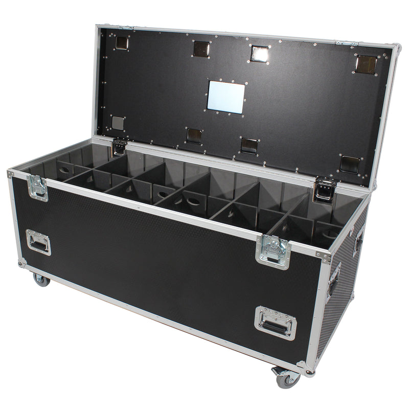 ProX XS-UTL246030W MK2 TruckPaX™ Heavy-Duty Truck Pack Utility Flight Case avec séparateur en W et kit de plateau