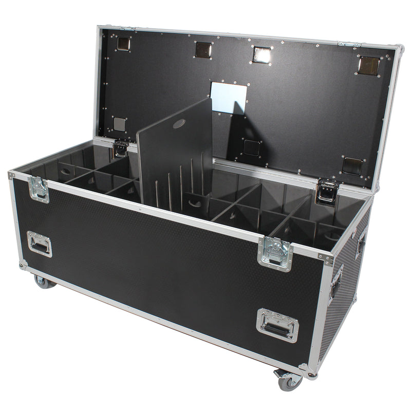 ProX XS-UTL246030W MK2 TruckPaX™ Heavy-Duty Truck Pack Utility Flight Case avec séparateur en W et kit de plateau