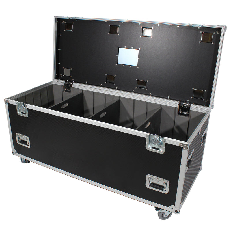 ProX XS-UTL246030W MK2 TruckPaX™ Heavy-Duty Truck Pack Utility Flight Case avec séparateur en W et kit de plateau