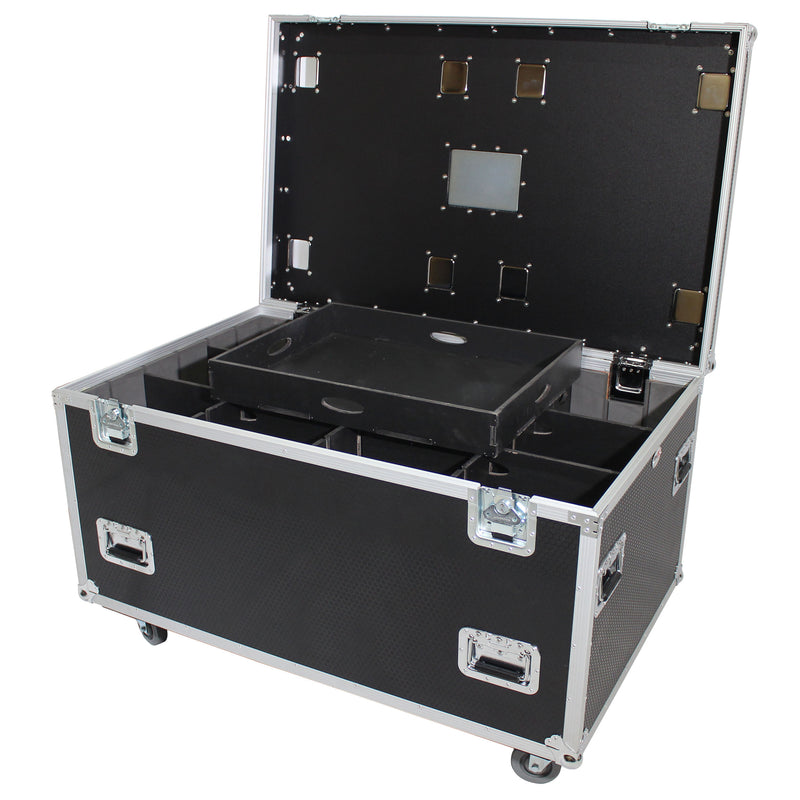 ProX XS-UTL483030W TruckPaX™ Heavy-Duty Truck Pack Utility Flight Case avec séparateur en W et kit de plateau