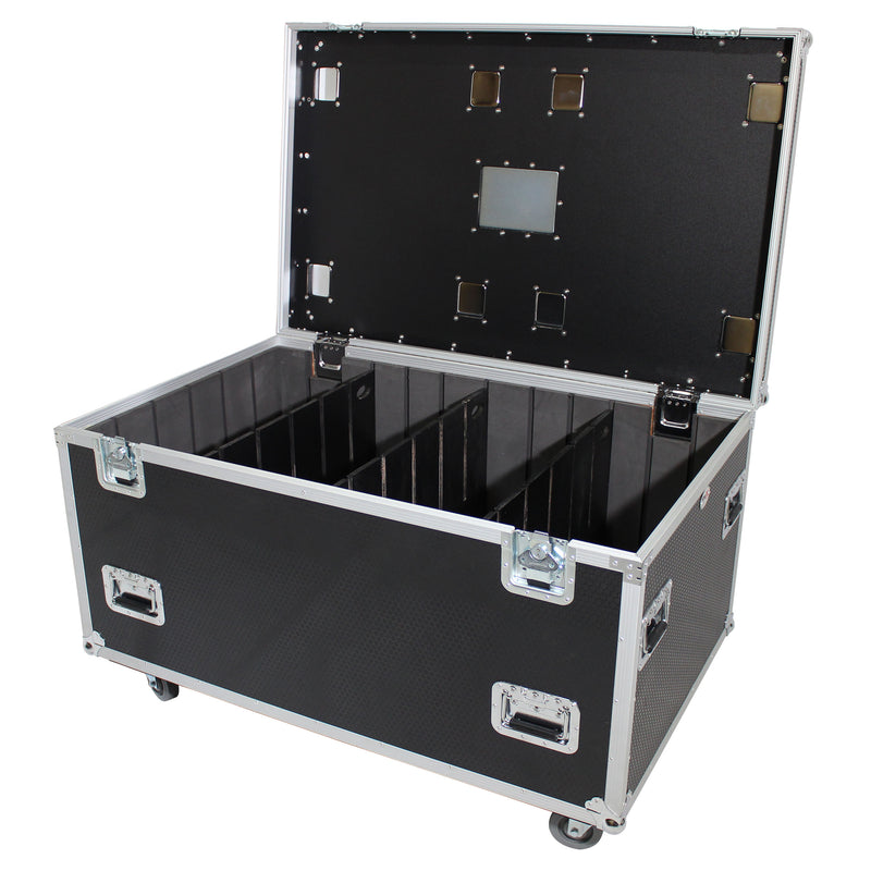 ProX XS-UTL483030W TruckPaX™ Heavy-Duty Truck Pack Utility Flight Case avec séparateur en W et kit de plateau