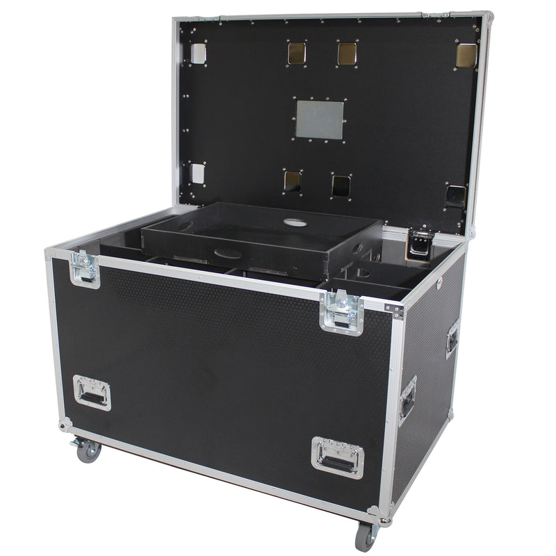 ProX XS-UTL483036W TruckPaX™ Heavy-Duty Truck Pack Utility Flight Case avec séparateur en W et kit de plateau