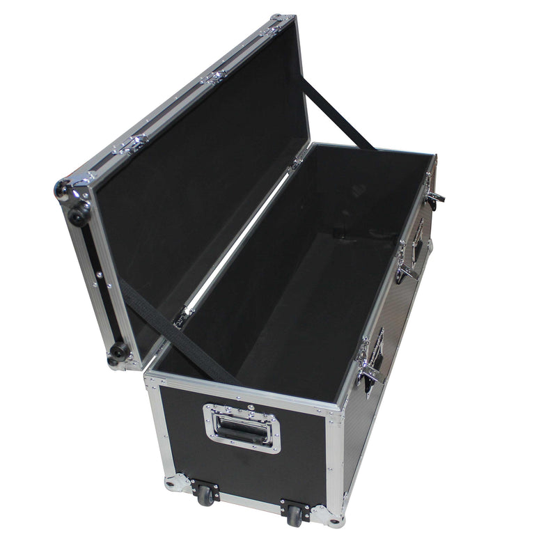 Prox XS-UTL7 48 "Étui de vol utilitaire W 4 roues à profil bas Ext 16" x16 "x48"